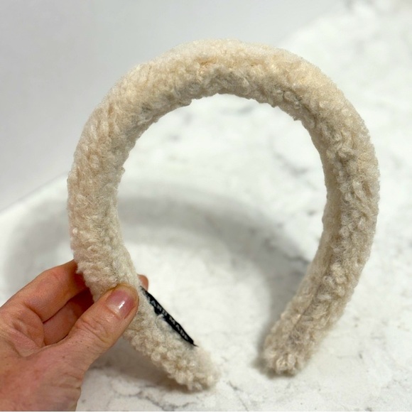 Faux Shearling Headband Handmade - Picture 1 of 8